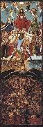 Jan Van Eyck Crucifixion y Juicio final oil painting reproduction